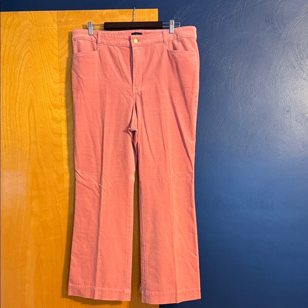 Talbots Coral Corduroy Trousers